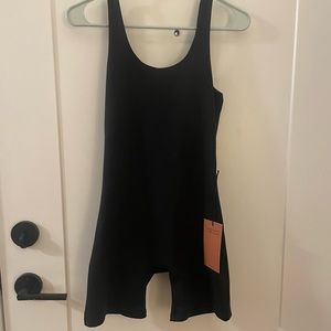 Girlfriend Collective Black Bike Unitard